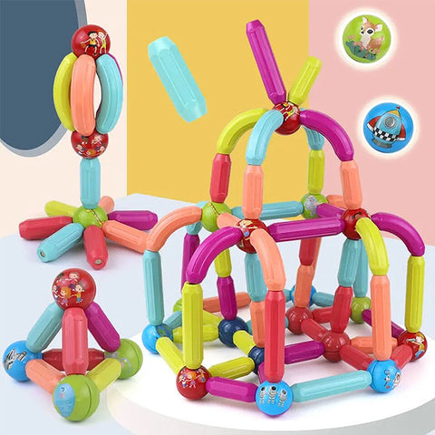 Magnetic Sticks Building Blocks For Kids Early Development