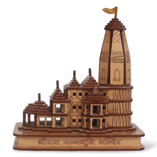 Ayodhya Temple - Shri Ram Mandir 3D Wooden Temple For Home/Office/Shop