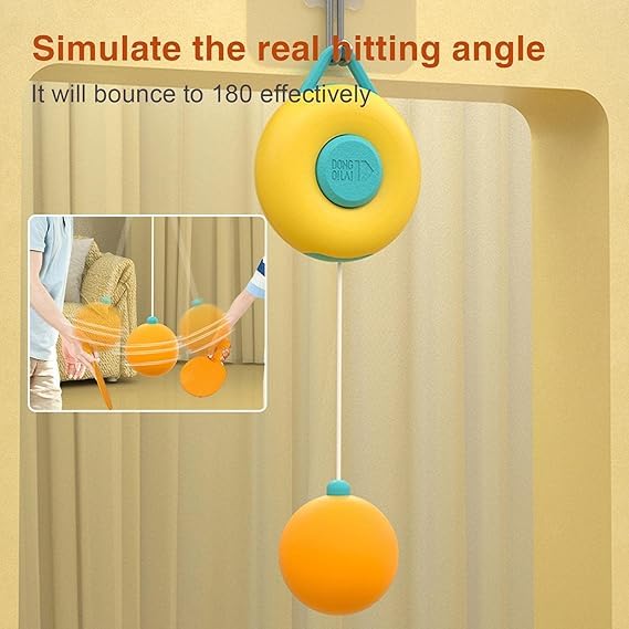 INDOOR HANGING TABLE TENNIS TRAINER SET