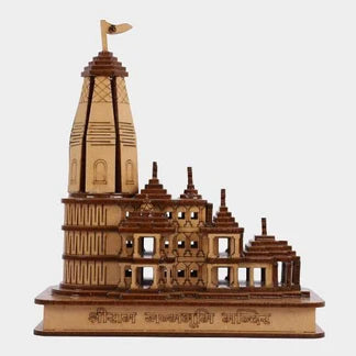 Ayodhya Temple - Shri Ram Mandir 3D Wooden Temple For Home/Office/Shop