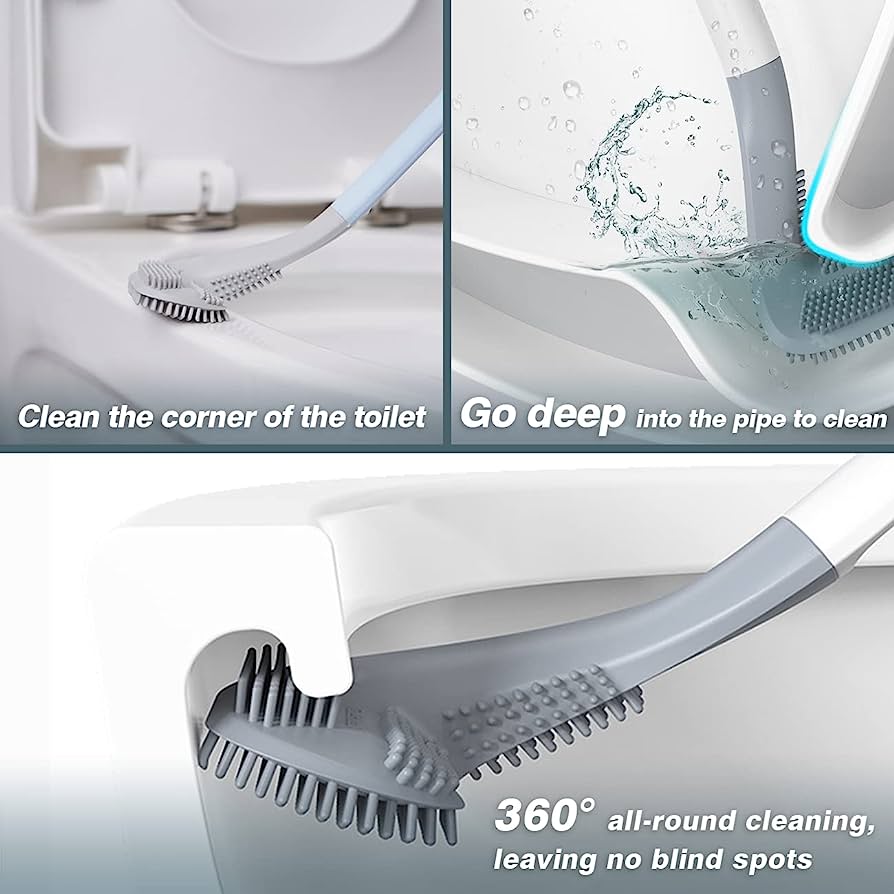 Golf Shape Toilet Cleaner Brush 😍Buy 1 Get 1 Free😍 Long Handled 360 Degree Toilet Brush