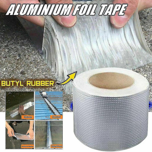 Repair Tape Waterproof Tape Aluminum Foil Sealan Repair Window Silicone Boat Pipe Sealing Glass Roof Patching Heat Resistant | 🔥 BUY 1 GET 1 FREE 🔥