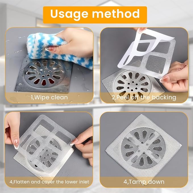 Reusable and Versatile Drain Cover for Bathroom & Kitchen Sink (Set of 20 pcs)