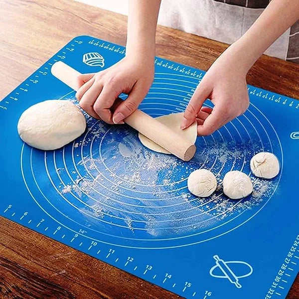 Perfect Roti Combo: Silicone Roti Mat & Stainless Steel Atta Dough Maker