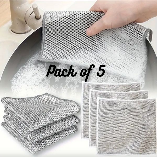 Multipurpose Wire Dishwashing Rags , your helping partner